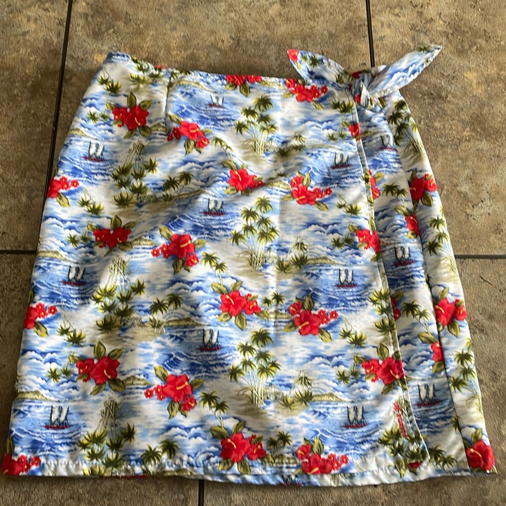 Vintage Panama Girl 100% Tropical by Panama Jack Skirt Made in USA 🇺🇸 Large